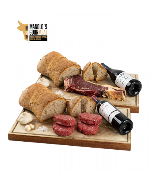 Chuletón de vaca gallega mestiza madurada 175kg Pack Burguer Manolos